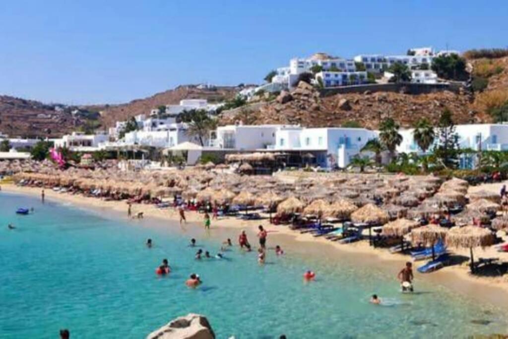 Mykonian Beauty Villa Platísz Jalósz Kültér fotó